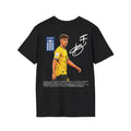 Konstadelias black T-shirt